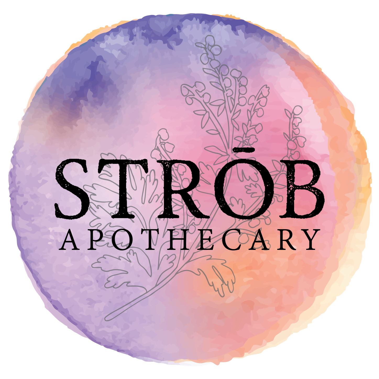 STRŌB Apothecary Logo